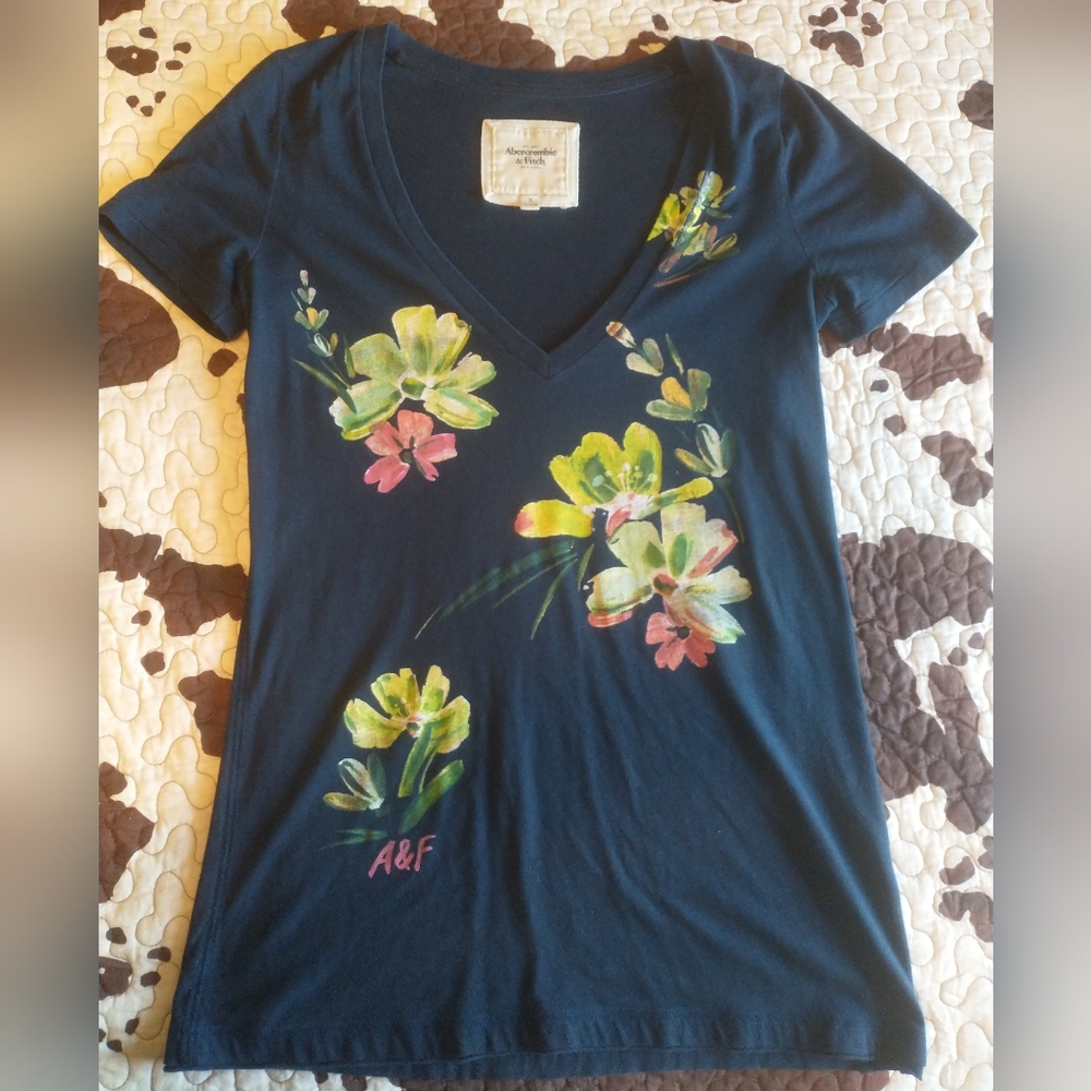 Blue Floral Shirt